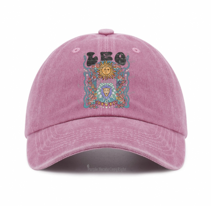 Purplehecate Leo Spirit Zodiac Baseball Cap