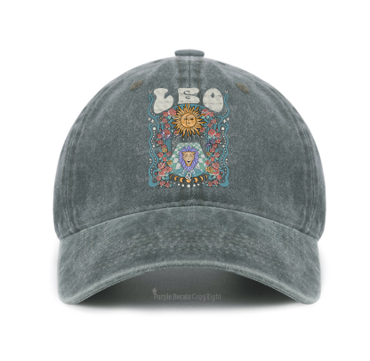 Purplehecate Leo Spirit Zodiac Baseball Cap