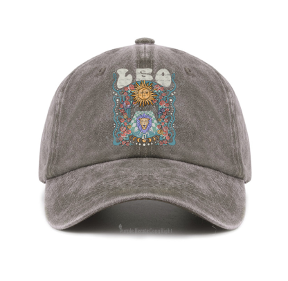 Purplehecate Leo Spirit Zodiac Baseball Cap