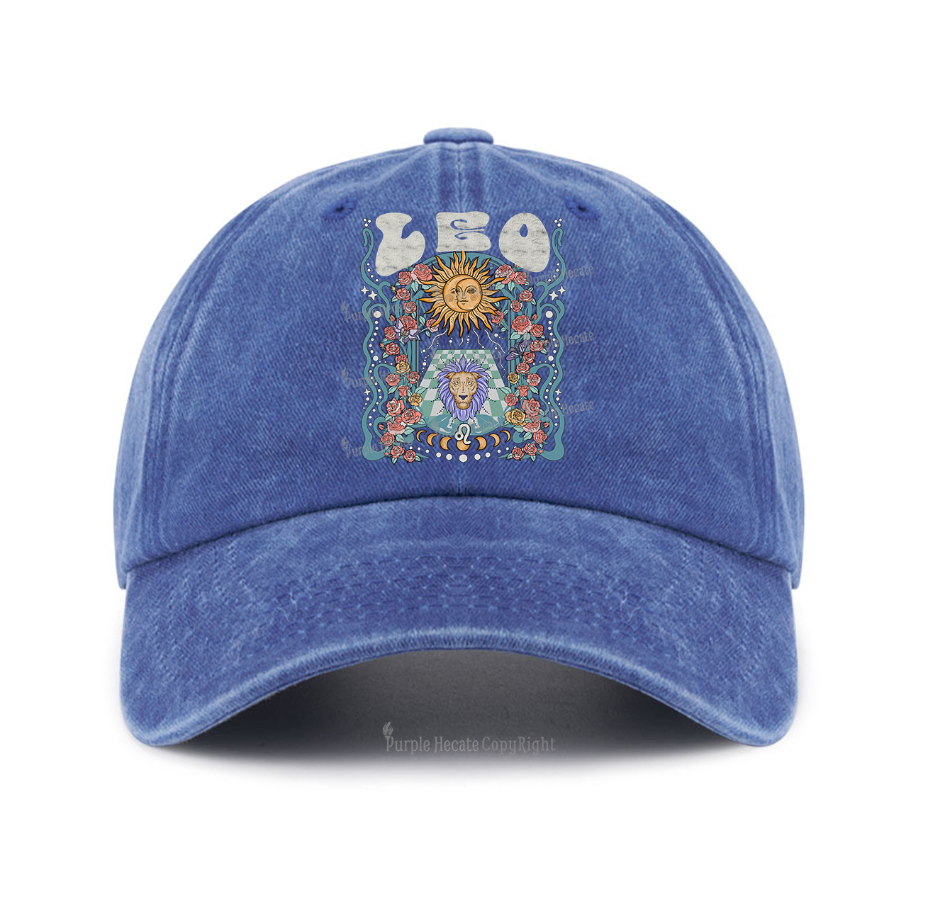 Purplehecate Leo Spirit Zodiac Baseball Cap