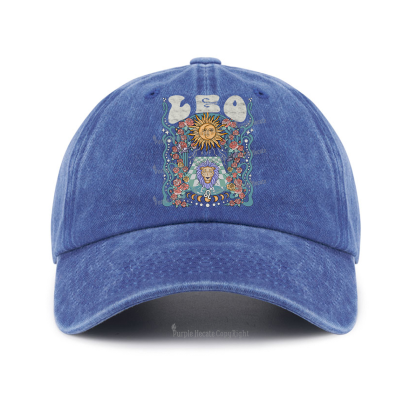 Purplehecate Leo Spirit Zodiac Baseball Cap