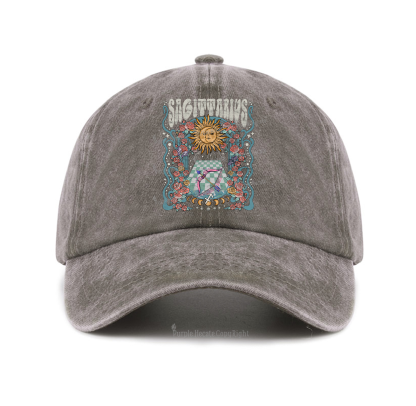 Purplehecate Sagittarius Spirit Zodiac Baseball Cap