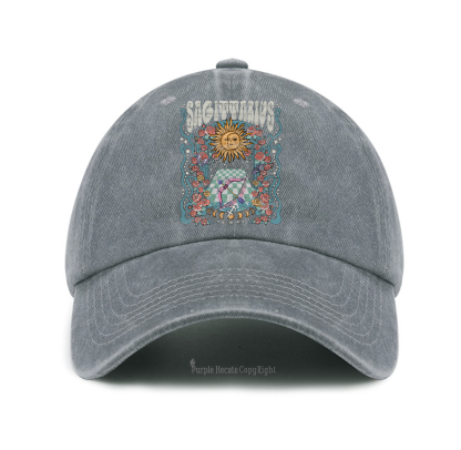 Purplehecate Sagittarius Spirit Zodiac Baseball Cap