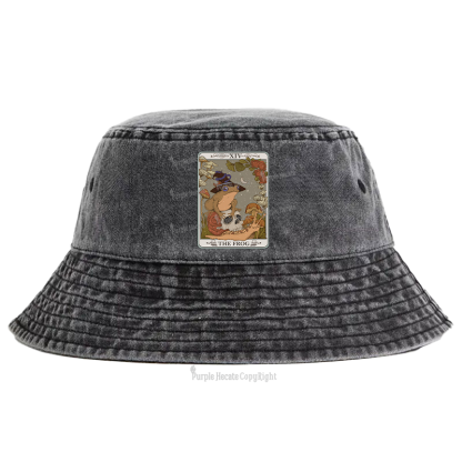 Purplehecate The Frog Tarot Bucket Hat