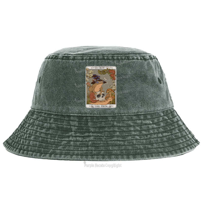 Purplehecate The Frog Tarot Bucket Hat