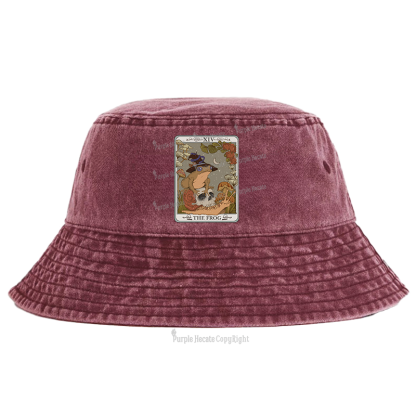 Purplehecate The Frog Tarot Bucket Hat