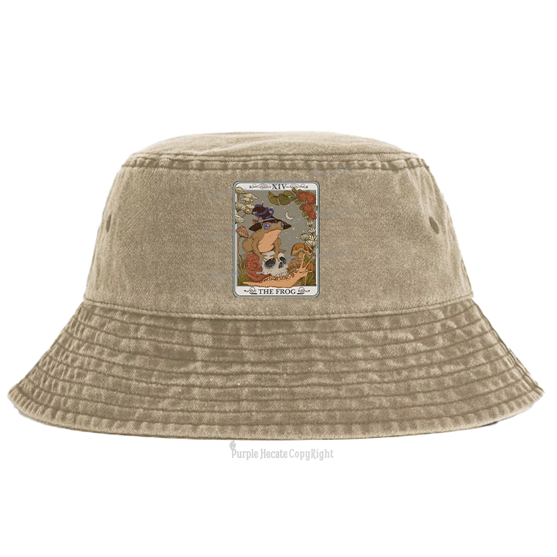 Purplehecate The Frog Tarot Bucket Hat