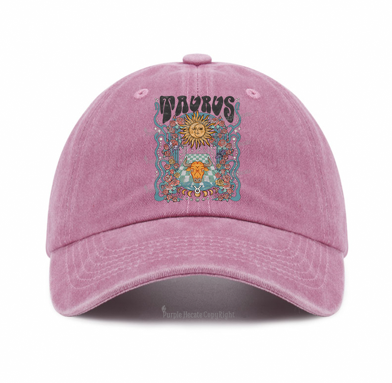 Purplehecate Taurus Spirit Zodiac Baseball Cap