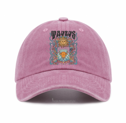 Purplehecate Taurus Spirit Zodiac Baseball Cap