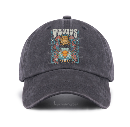 Purplehecate Taurus Spirit Zodiac Baseball Cap
