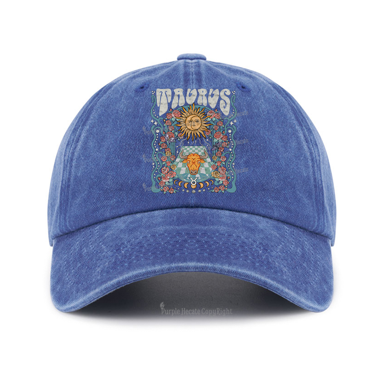 Purplehecate Taurus Spirit Zodiac Baseball Cap