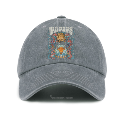Purplehecate Taurus Spirit Zodiac Baseball Cap