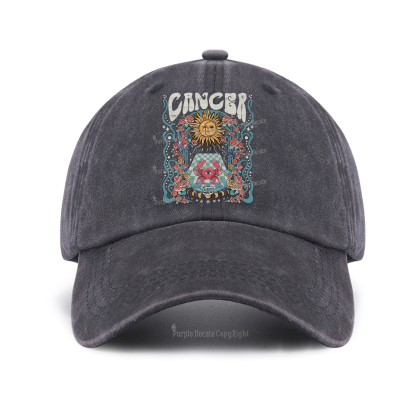 Purplehecate Cancer Spirit Zodiac Baseball Cap