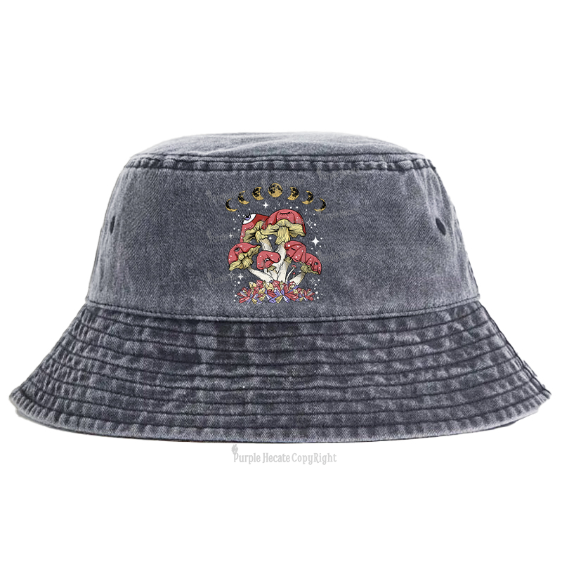 Purplehecate Magic Mushroom Bucket Hat