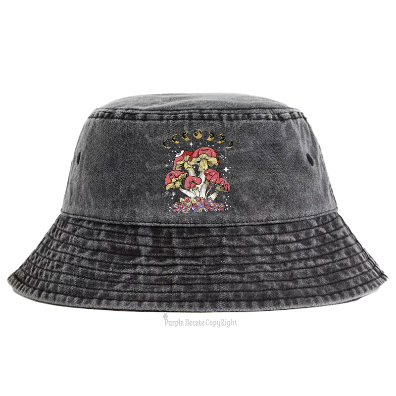Purplehecate Magic Mushroom Bucket Hat