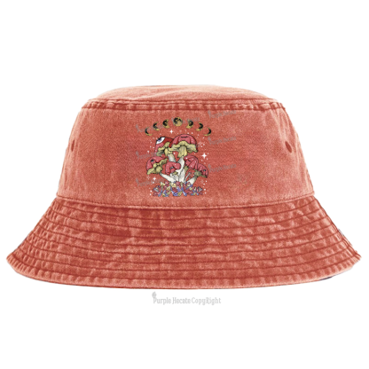 Purplehecate Magic Mushroom Bucket Hat