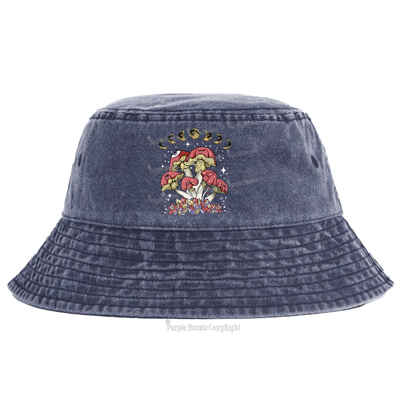 Purplehecate Magic Mushroom Bucket Hat