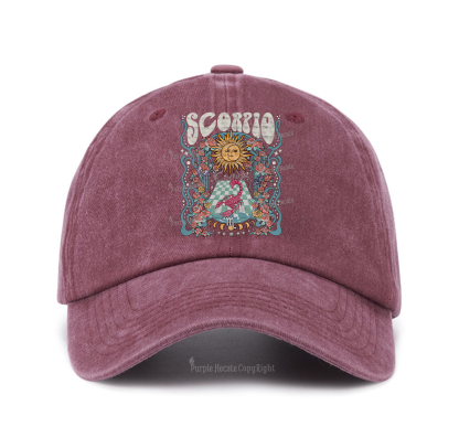 Purplehecate Scorpio Spirit Zodiac Baseball Cap