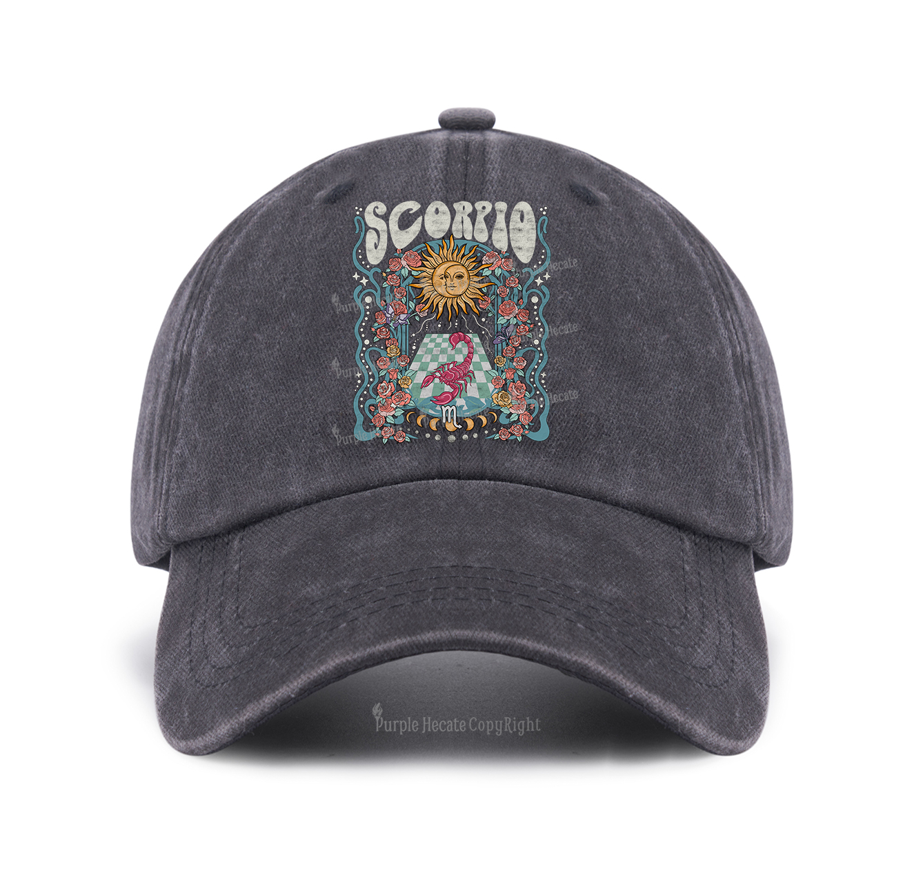 Purplehecate Scorpio Spirit Zodiac Baseball Cap
