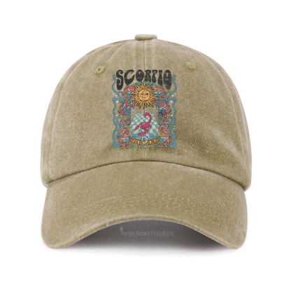 Purplehecate Scorpio Spirit Zodiac Baseball Cap