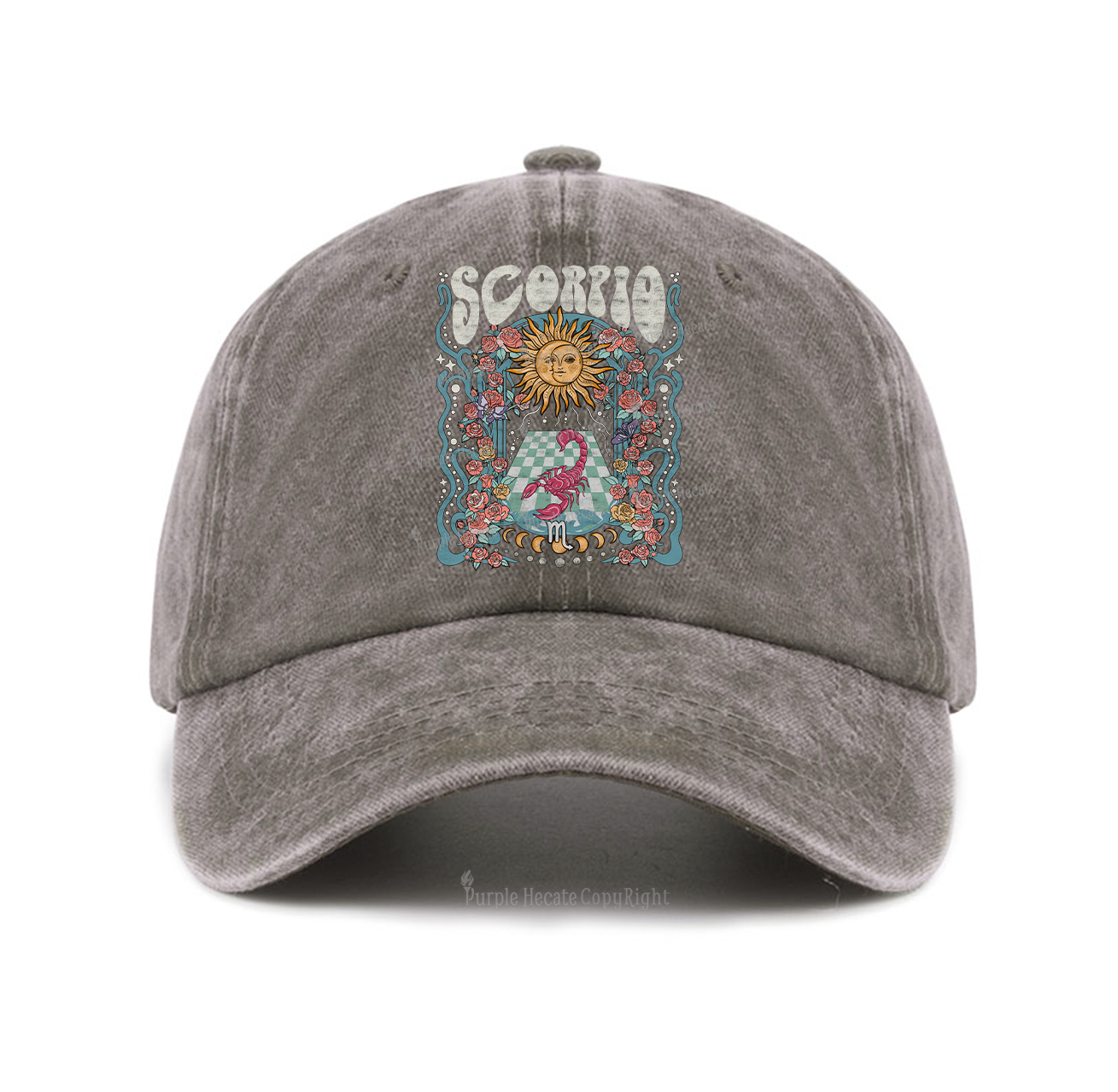 Purplehecate Scorpio Spirit Zodiac Baseball Cap