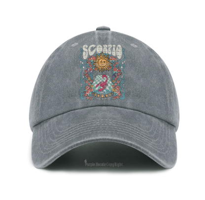 Purplehecate Scorpio Spirit Zodiac Baseball Cap