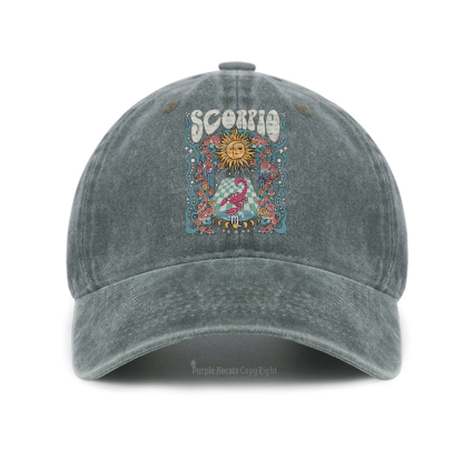 Purplehecate Scorpio Spirit Zodiac Baseball Cap