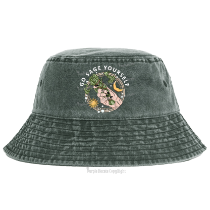 Purplehecate Go Sage Yourself Bucket Hat