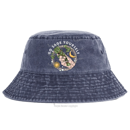 Purplehecate Go Sage Yourself Bucket Hat