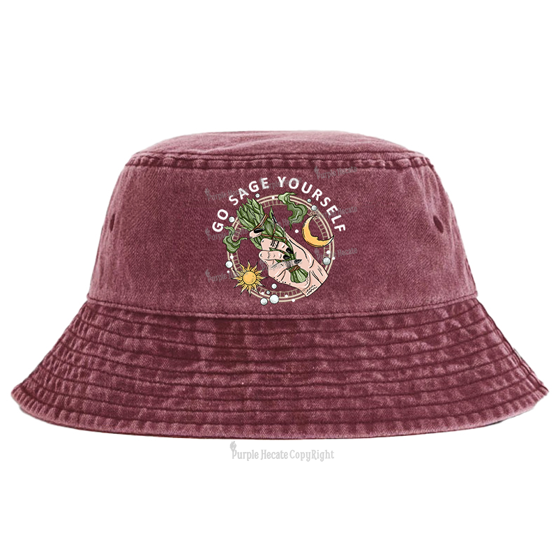 Purplehecate Go Sage Yourself Bucket Hat