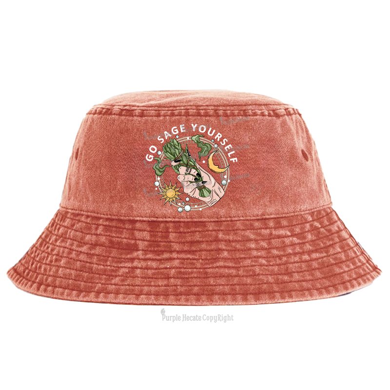 Purplehecate Go Sage Yourself Bucket Hat