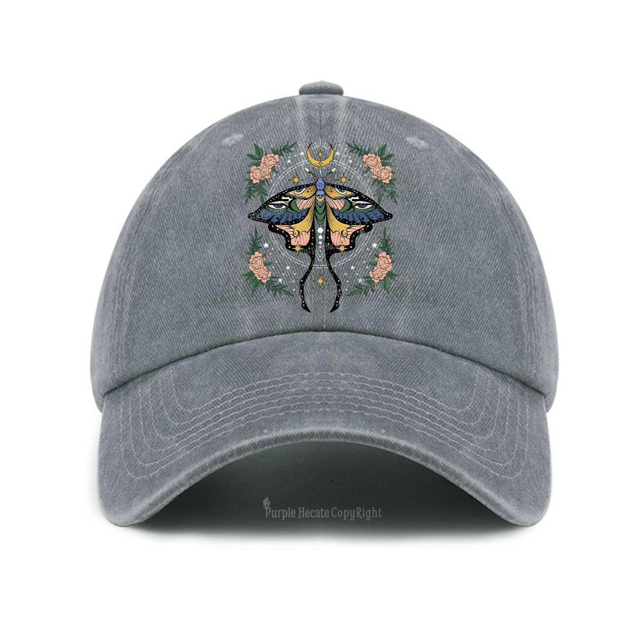Purplehecate Celestial Aries Baseball Cap