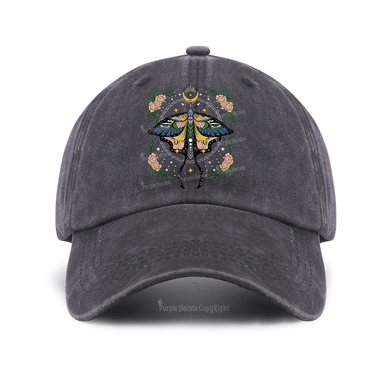 Purplehecate Celestial Aries Baseball Cap