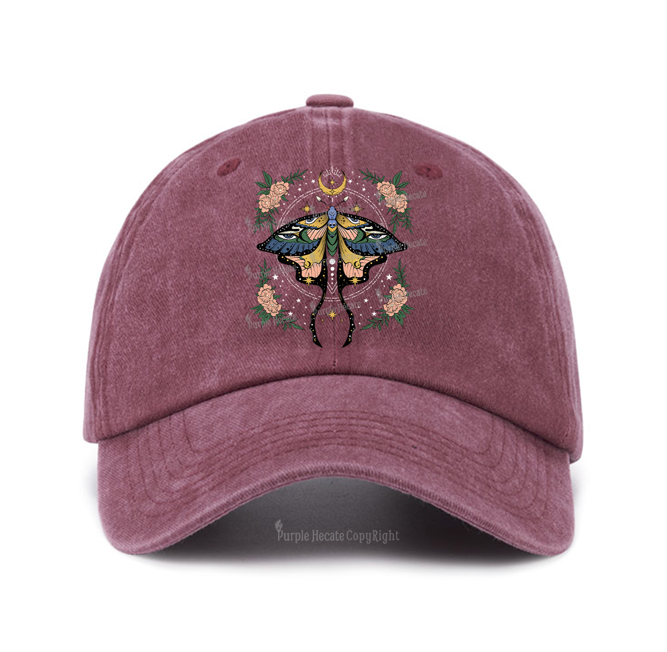 Purplehecate Celestial Aries Baseball Cap