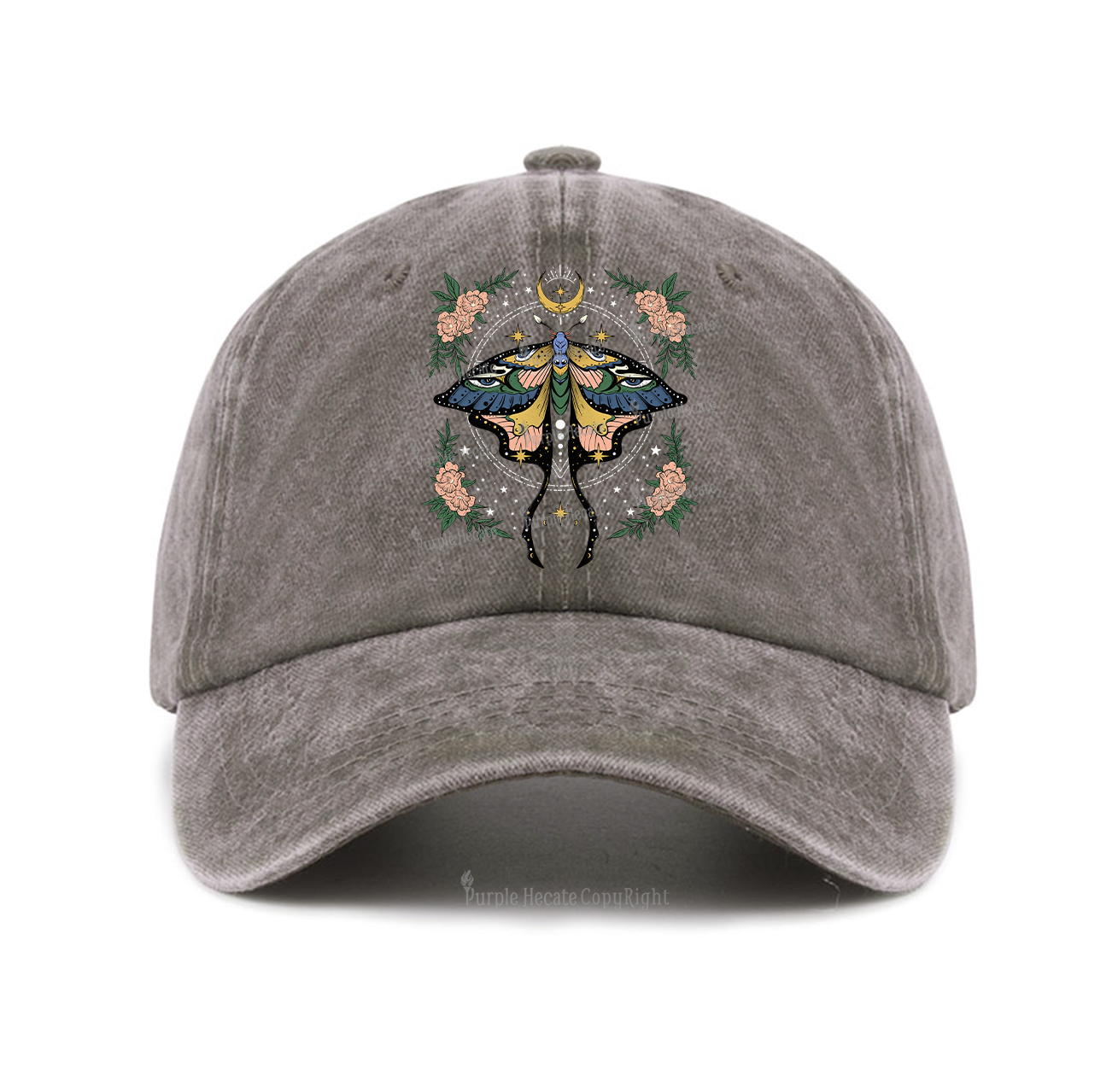 Purplehecate Celestial Aries Baseball Cap