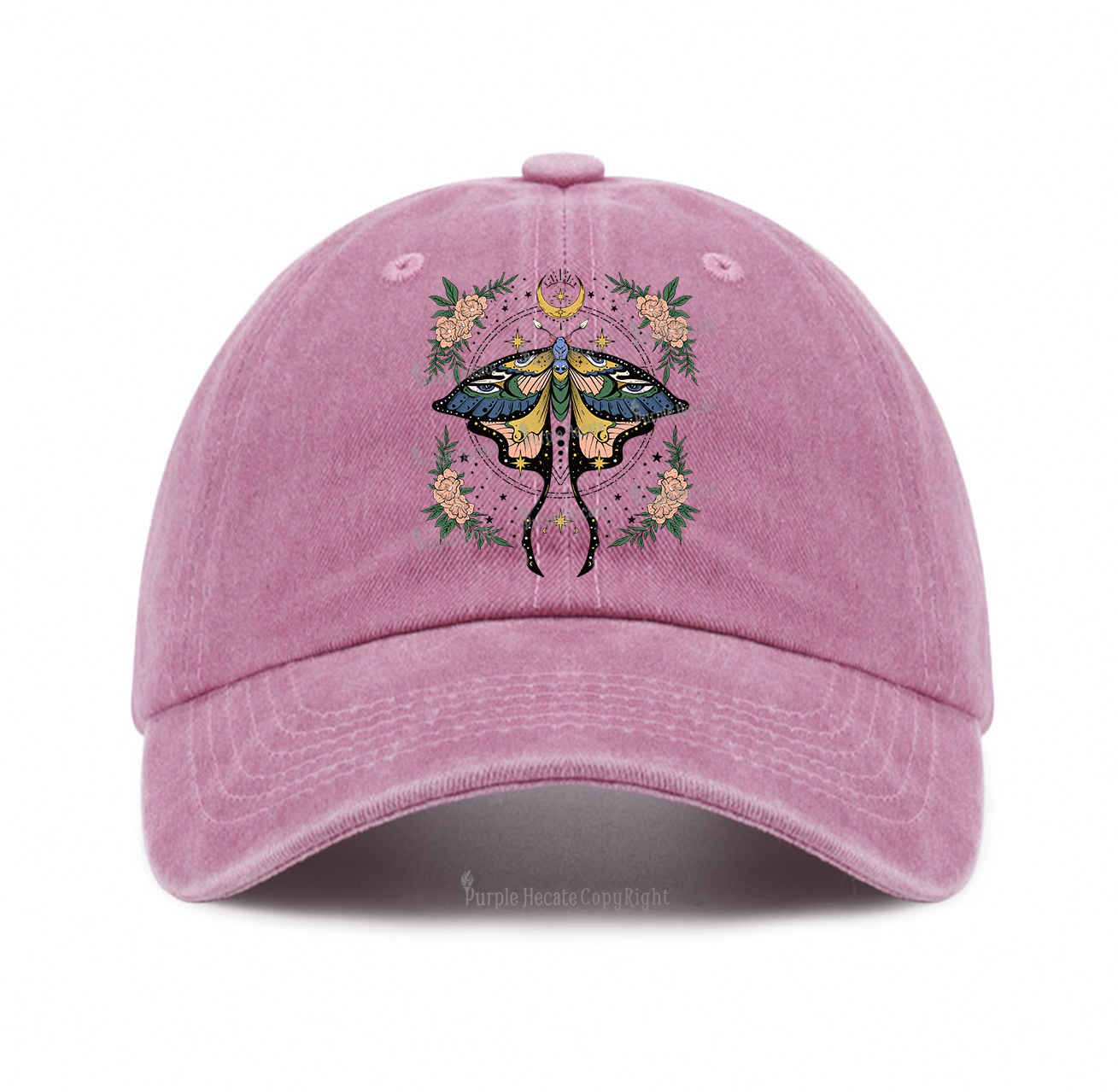 Purplehecate Celestial Aries Baseball Cap