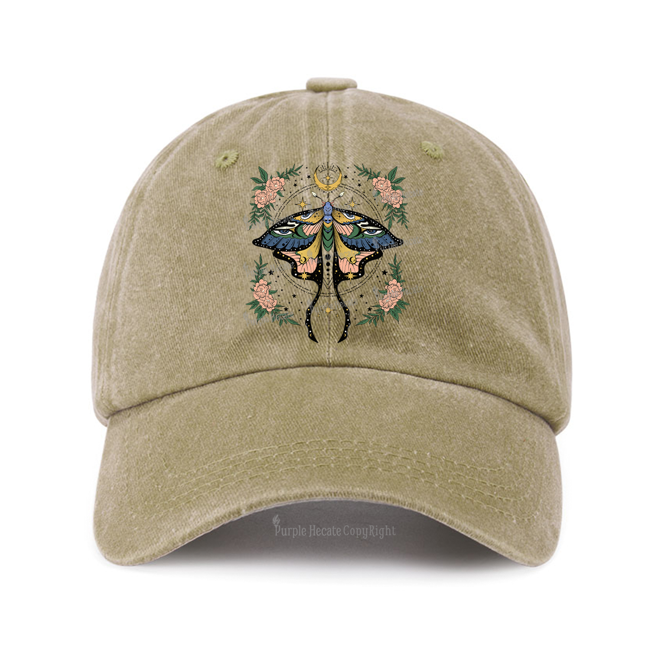 Purplehecate Celestial Aries Baseball Cap