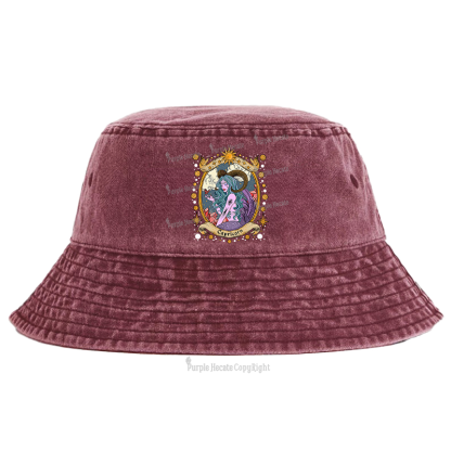 Purplehecate Capricorn Radiance Zodiac Bucket Hat