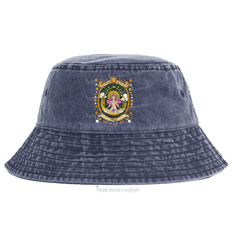 Purplehecate Virgo Radiance Zodiac Bucket Hat