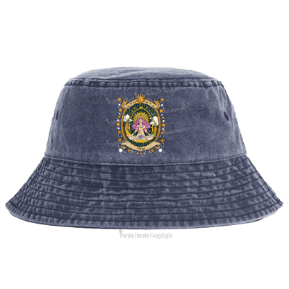 Purplehecate Virgo Radiance Zodiac Bucket Hat