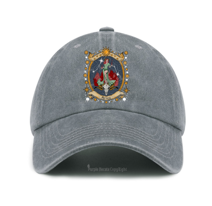 Purplehecate Celestial Aries Baseball Cap