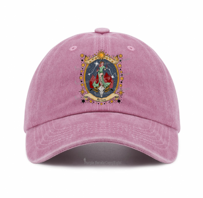 Purplehecate Celestial Aries Baseball Cap