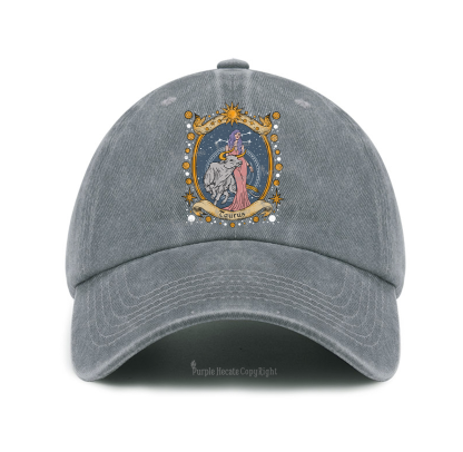 Purplehecate Celestial Taurus Zodiac Baseball Cap