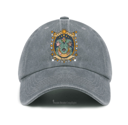 Purplehecate Celestial Gemini Zodiac Baseball Cap