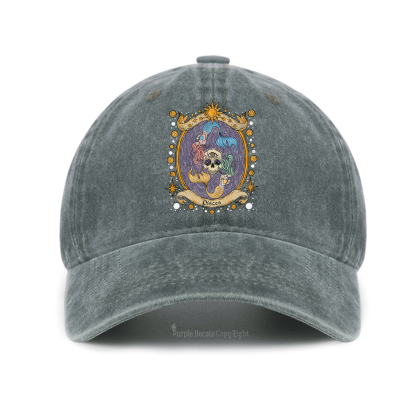 Purplehecate Celestial Pisces Zodiac Baseball Cap