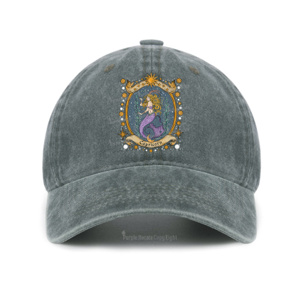 Purplehecate Celestial Capricorn Zodiac Baseball Cap
