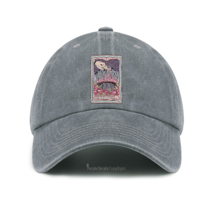 Purplehecate The Burned Bridge Tarot Baseball Cap