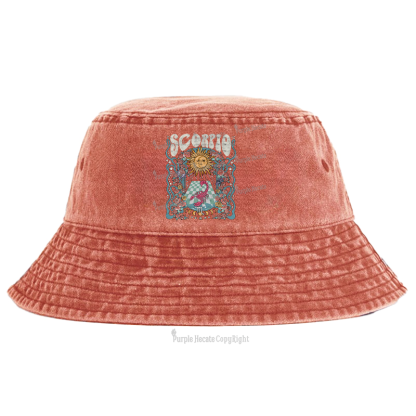Purplehecate Scorpio Spirit Zodiac Bucket Hat