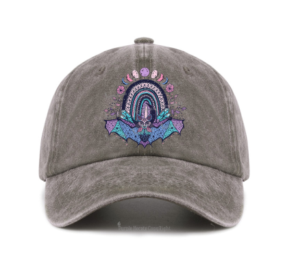 Purplehecate Moon Phase Bat Baseball Cap