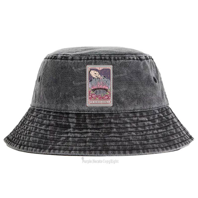 Purplehecate The Burned Bridge Tarot Bucket Hat